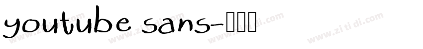 youtube sans字体转换